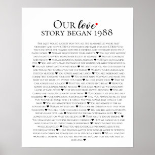 Poster Notre anniversaire d'histoire d'amour