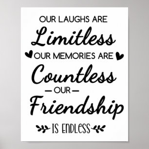 Poster Notre Citation d'Amitié aux Rires Illimités