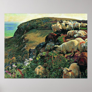 Poster Notre côte anglaise par William Holman Hunt