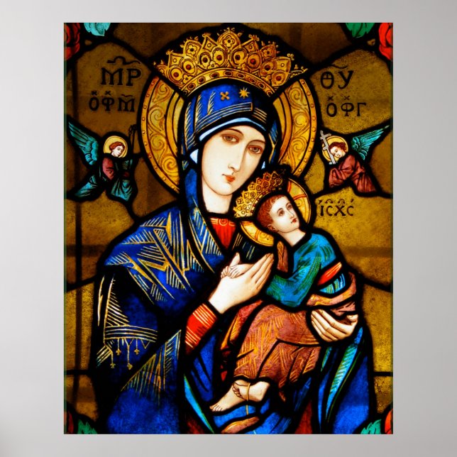 Poster notre dame d'aide perpétuelle (Devant)