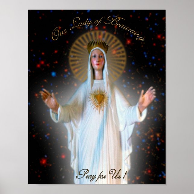 Poster Notre-Dame de Beauraing (Devant)