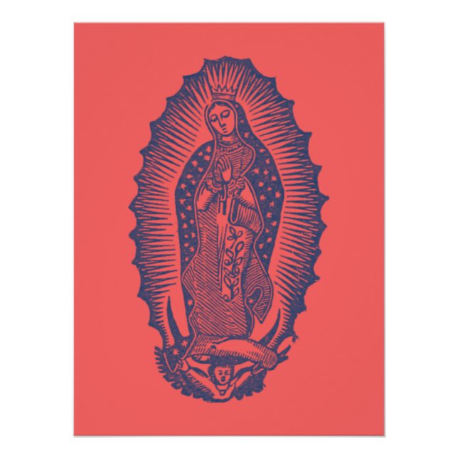 Poster Notre-Dame de Guadalupe (Devant)