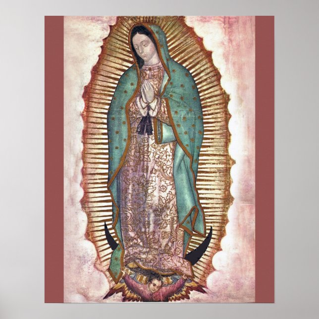 POSTER NOTRE DAME DE GUADALUPE, (Devant)