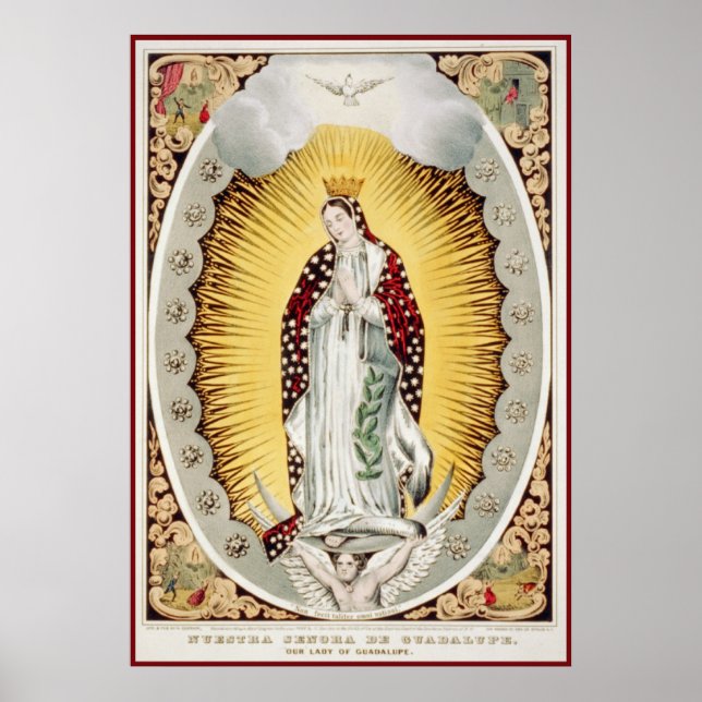 Poster Notre-Dame de Guadalupe (Devant)