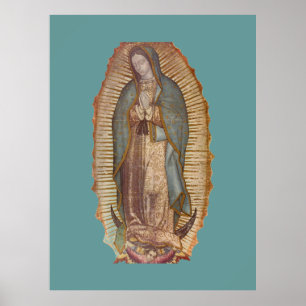 POSTER NOTRE DAME DE GUADALUPE (40X53 DE PLUS)