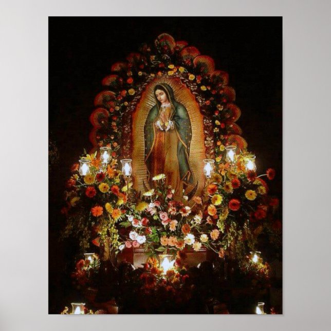 POSTER NOTRE DAME DE GUADALUPE DÉVOTIONAL ALTAR (Devant)