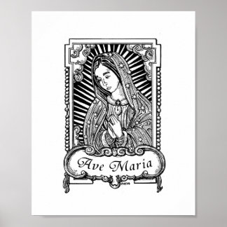 Poster Notre-Dame de Guadalupe (I)