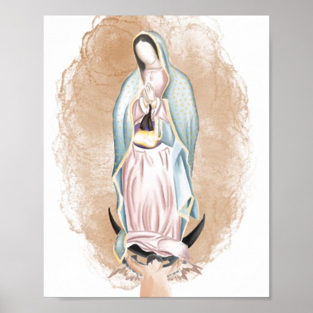 Poster Notre-Dame de Guadalupe Imprimer (Devant)