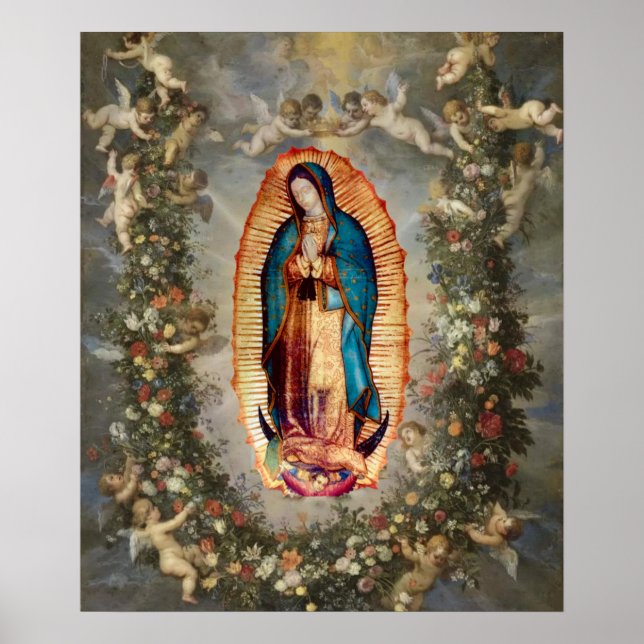 Poster Notre-Dame de Guadalupe, Nuestra Señora de Guadalu (Devant)