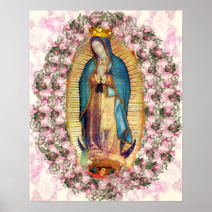 Poster Notre-Dame de Guadalupe Vierge Marie 2003