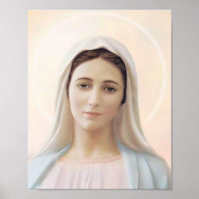 Poster Notre-Dame de la Paix, Medjugorje, Reine de la Pai (Devant)
