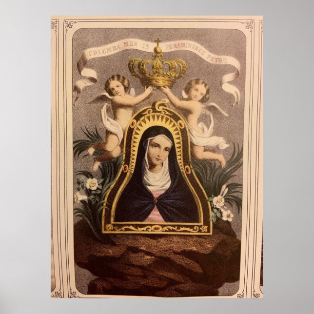 Poster Notre-Dame de la Sainte Grotte (Devant)