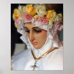 POSTER NOTRE DAME DE LA SALETTE IMAGE DÉVOTIONNELLE.