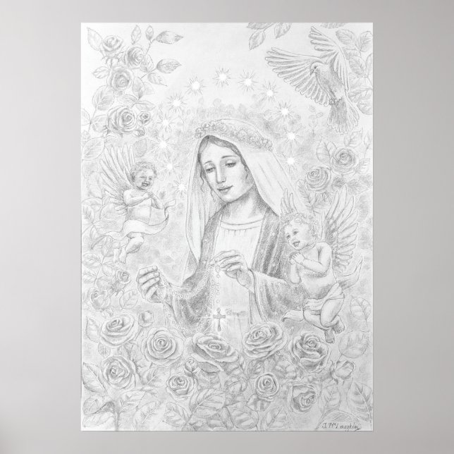 Poster Notre-Dame du Rosaire (Devant)