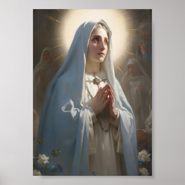Poster Notre Dame la bienheureuse Mère Marie Imprimer (Devant)