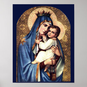 POSTER NOTRE DAME OF LE MONT CARMEL