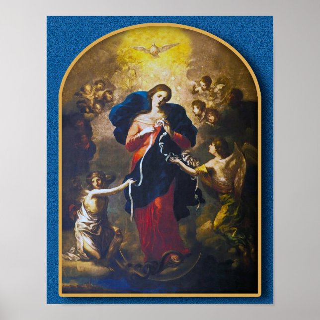 Poster Notre-Dame qui a des noeuds (Devant)