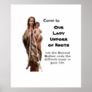 Poster Notre-Dame qui a des noeuds