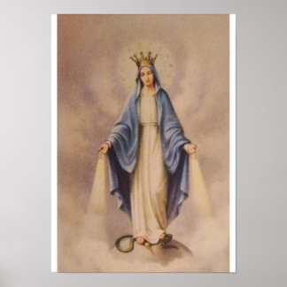 Poster Notre Dame Reine du Ciel