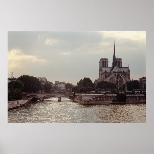 Poster Notre-Dame sur la Seine (Devant)