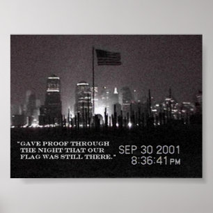 POSTER NOTRE DRAPEAU ÉTAIT TOUJOURS LÀ