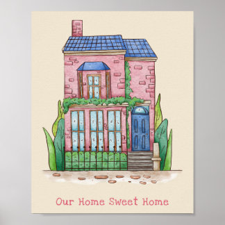Poster Notre maison douce