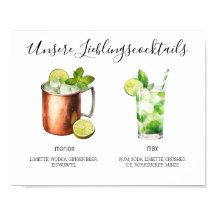 Notre mariage préféré de Scocktails