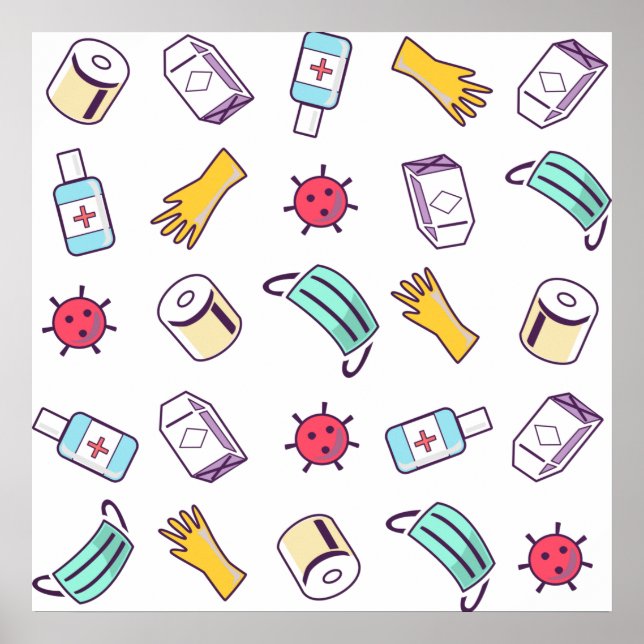 Poster Notre nouvelle réalité, nécessaire pour une pandém (Devant)