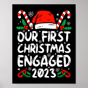 Poster Notre premier Noël 2023 Couples Famille Xm