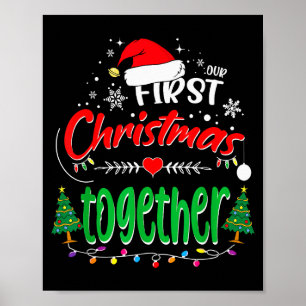 Poster Notre premier Noël ensemble 2021 1er Noël