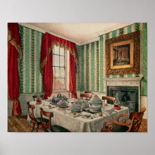 Poster Notre salle à manger à York, 1838
