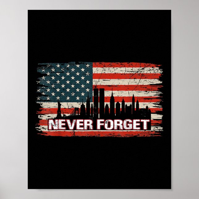 Poster N'oubliez jamais le patriote du 21e anniversaire d (Devant)