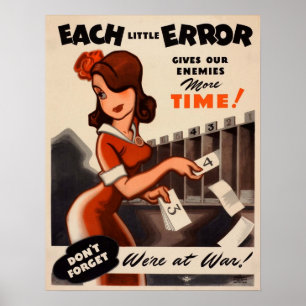 Poster N'oubliez pas - Nous sommes en guerre !