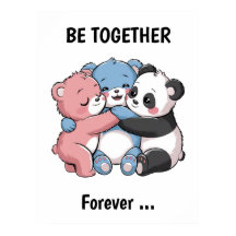 Nounours mignons avec Panda