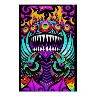Poster Nourrir les guerres de l'art - Ken Gage Art