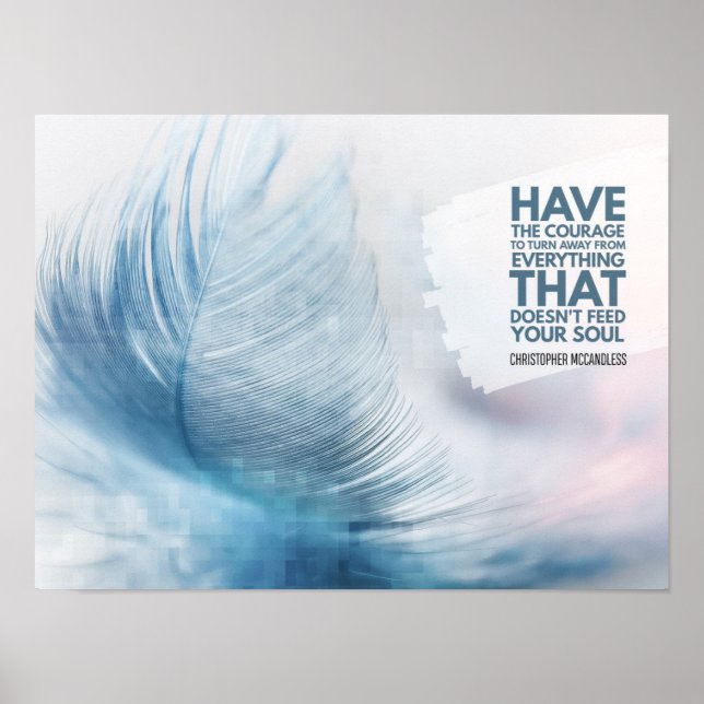 Poster Nourrir votre âme (Devant)