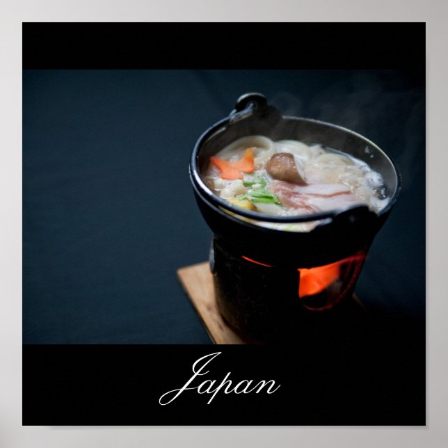 Poster Nourriture japonaise, images du Japon (Devant)