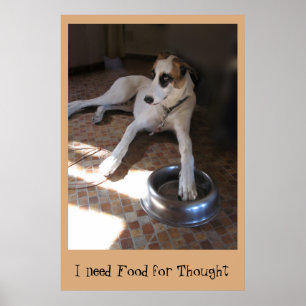 Poster Nourriture pour la pensée