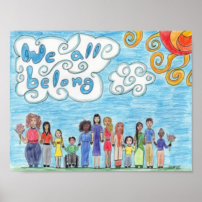 Poster Nous appartenons tous (Devant)