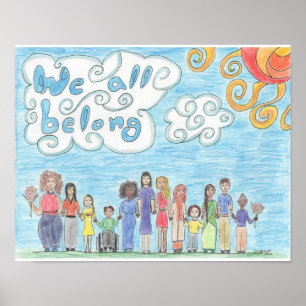 Poster Nous appartenons tous 14x11