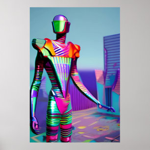 Poster Nous avons besoin d'un robot de science-fiction le