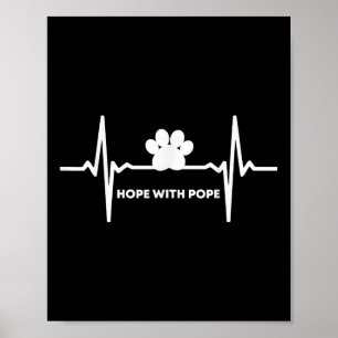 Poster Nous avons de l'espoir avec le pape T