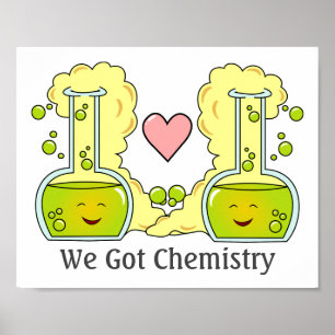 Poster Nous avons la chimie