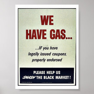 Poster Nous avons le gaz