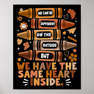 Poster Nous Avons Le Même Cœur Mois de l'Histoire des Noi