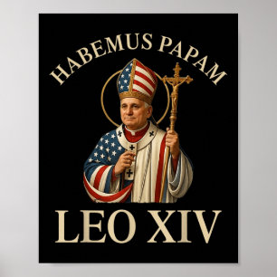 Poster Nous avons un pape_ Habemus Papam 2025 Vatican Leo