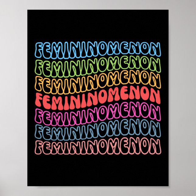 Poster Nous Avons Vraiment Besoin D'Un Feminomenon (Devant)