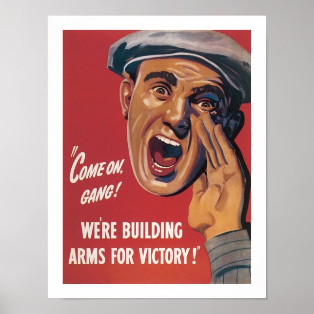 Poster Nous construisons des armes pour la victoire (Devant)
