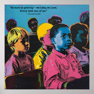 Poster nous détestons que nous perdions (porte 1047)