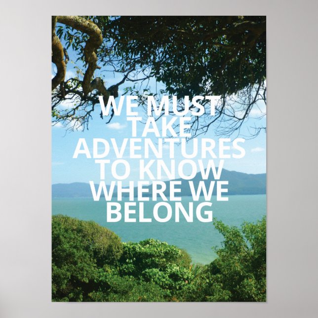 Poster Nous Devons Prendre Des Aventures (Devant)